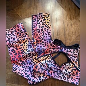 Savage X Fenty Bright Leopard Set
